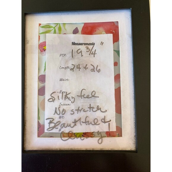 New Directions Blouse Size Large Top Gorgeous Red & Black Pattern Sleeveless - Picture 9 of 9